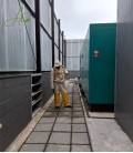 A solução ideal para manter pátios de construção em área industrial limpos e seguros