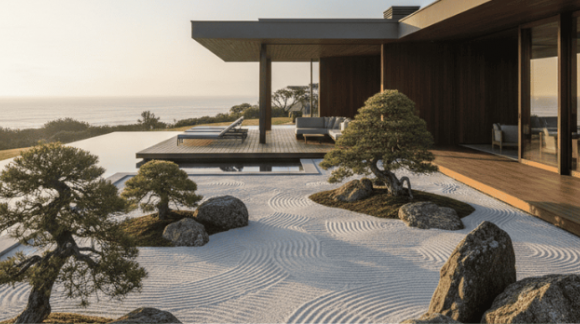 Jardim seco japon&ecirc;s (Karesansui): neuroest&eacute;tica e contempla&ccedil;&atilde;o em resid&ecirc;ncias de Praia Grande